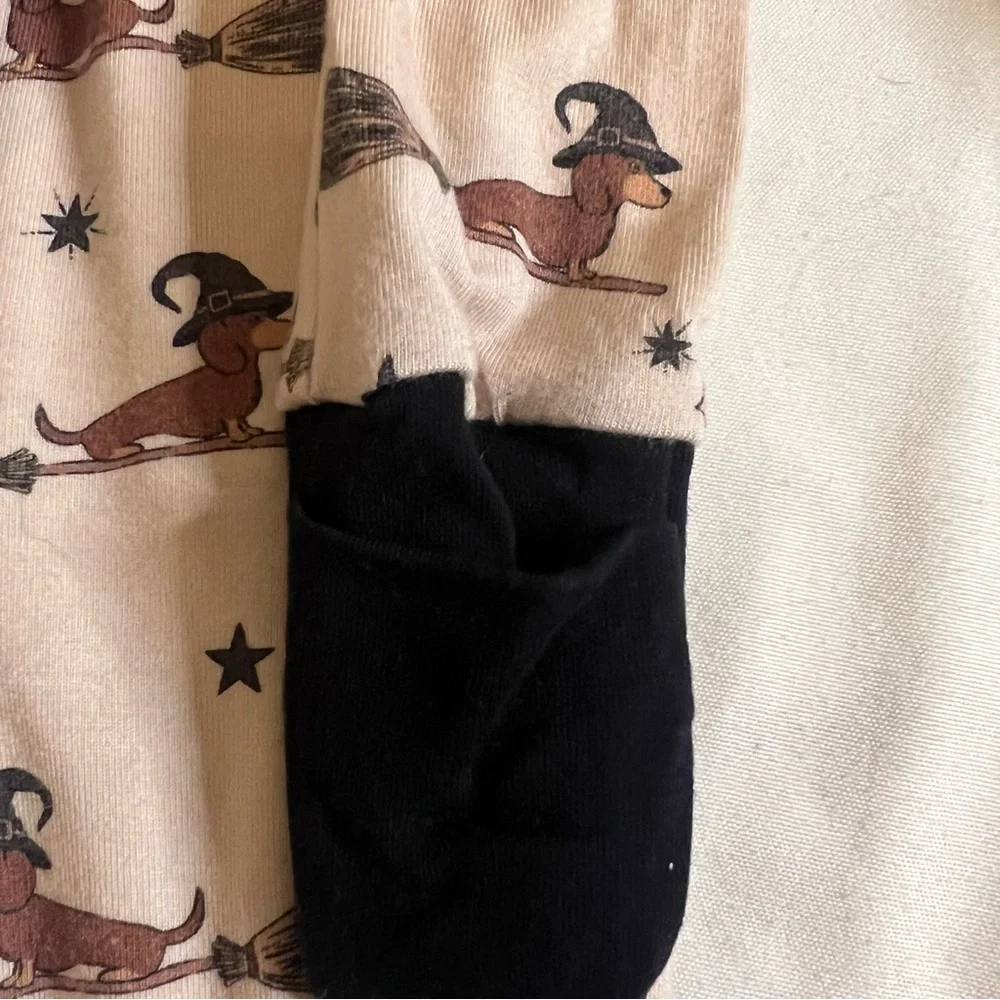 Sunshine Luckies Bamboo Pajama Bundle 0-3M Halloween Print‎ Zip Sleepers (2)